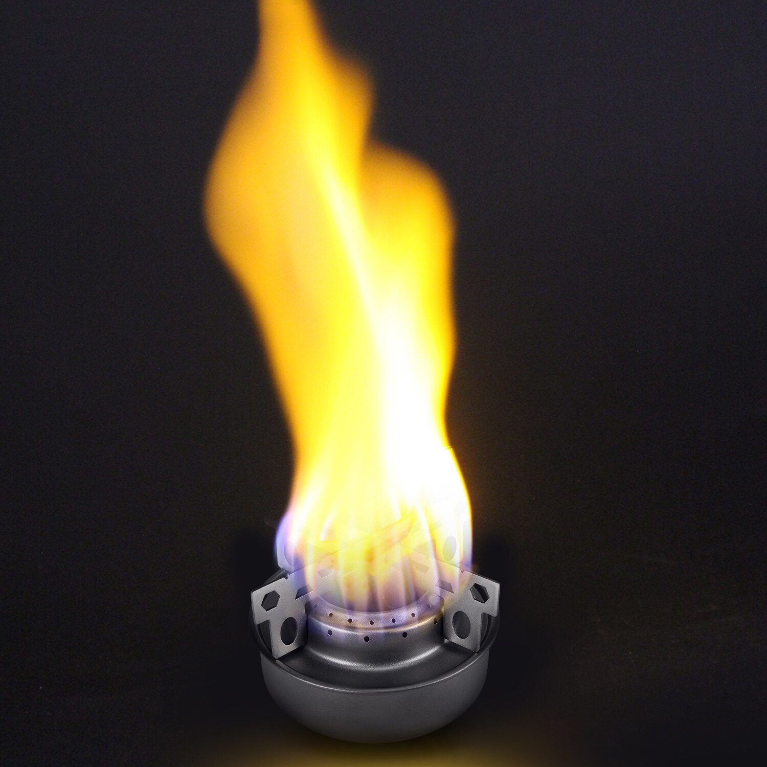 Titanium Alcohol Stove Outdoor Camping Titanium Mini Alcohol Stove with Cross Stand Stove Rack Support Stand Outdoor Stove