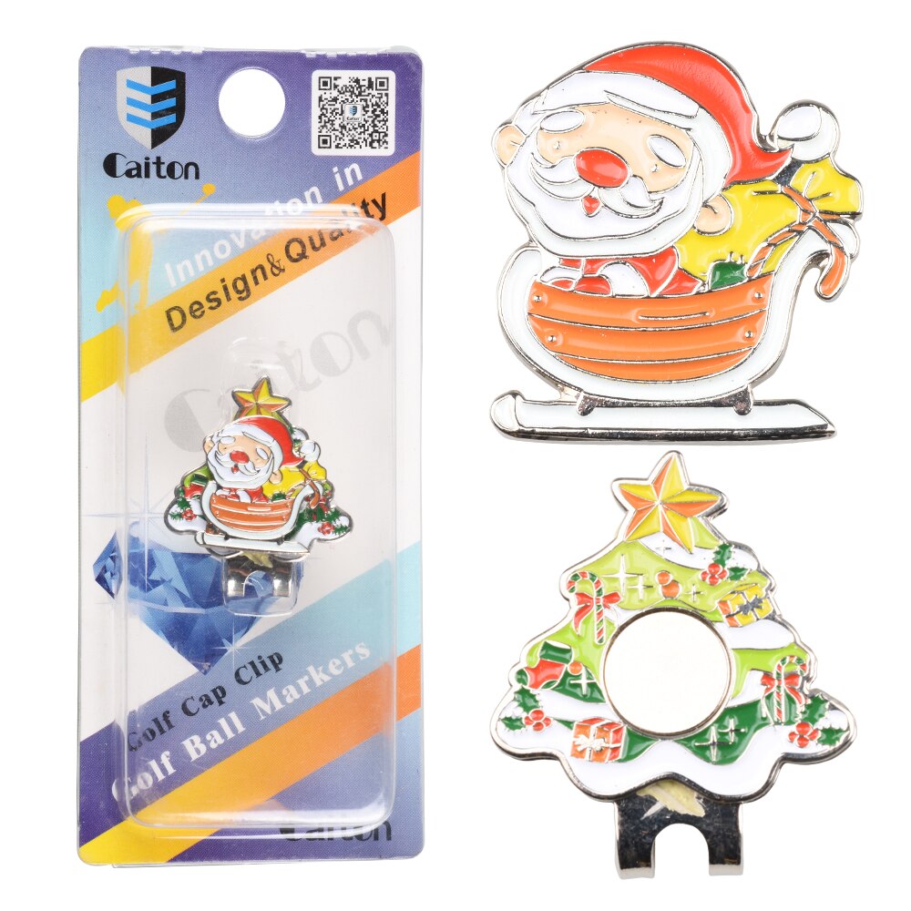 1Pcs Golf Ball Mark+Golf Hat Clip Magnetic Alloy marker golf accessories Golf Cap Clips Golf Training Aids: 8