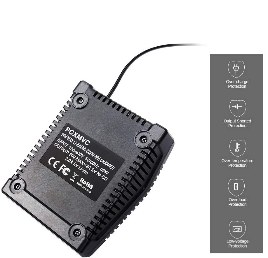 Cargador de batería PCXMVC PCMVC PCLMVC para Cable de portero de 18V, iones de litio y ni-cd y Ni-MH PC18B PC18BL PC18BLEX PC18BLX pc489n