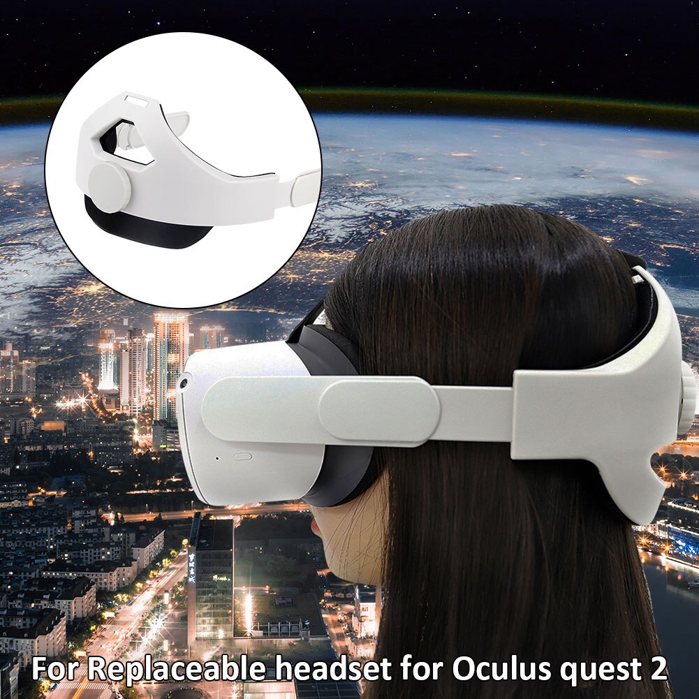 For Oculus Quest 2 VR Halo Strap Virtual Reality Rift Oculos Supporting Head Strap For Oculus Quest 2 Accessories Accessoires