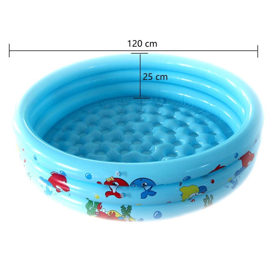 120X25 Cm Ronde Opblaasbaar Zwembad Voor Baby Zwembad Kinderen Opblaasbare Baden Zee Strand Peuter Kids Play water Zwembad