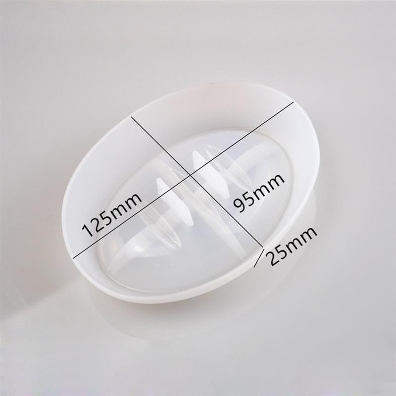 DIY Handmade Soap Box Silicone Mold Soap Dish Tray Resin Casting Mold Epoxy Resin Ring Dish Holders Resin Soap Tray Molds Home: 02