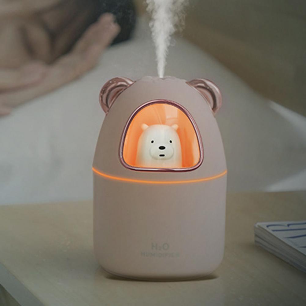 Atrakcyjny nawilżacz biurkowy o dużej gęstości wodoodporny pierścień wyciszający 4 kolory ciężki nawilżacz USB