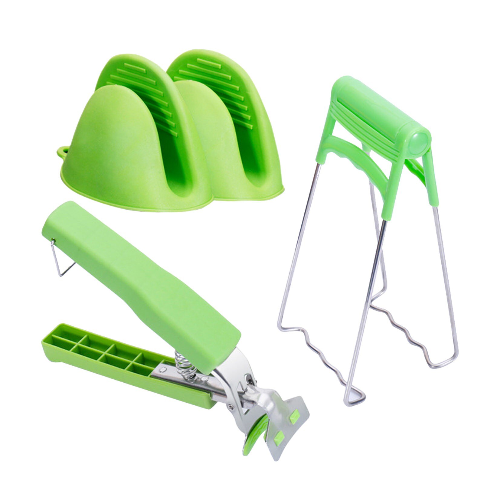 4 # Keuken Multifunctionele Anti-Brandwonden Aangrijpend Kom Houder Rvs Set Board Rack Met Hoge Temperatuur En Weerstand