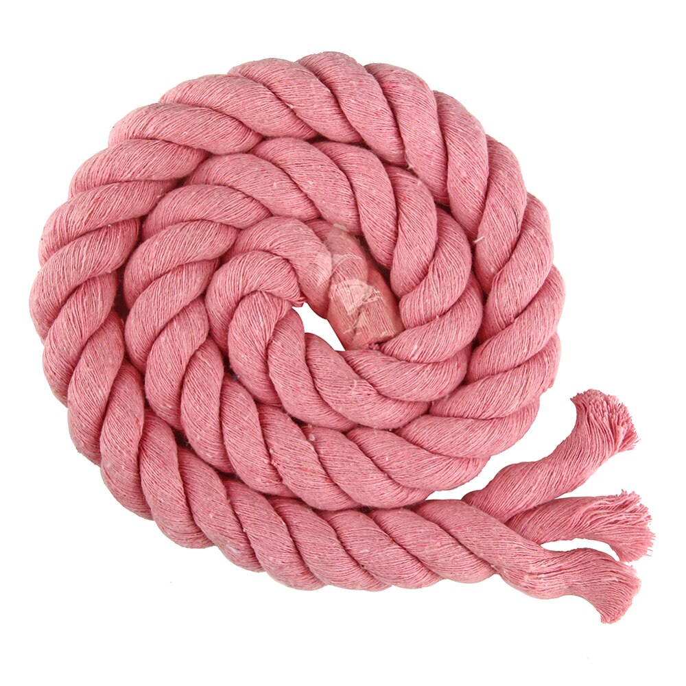 8mm Baumwolle Seil 10 Meter 3 Aktien Twisted-Cords Für Home Textil Handwerk Dekoration Tasche Kordelzug Gürtel DIY Lanyard gewinde Schnur: 19 pink