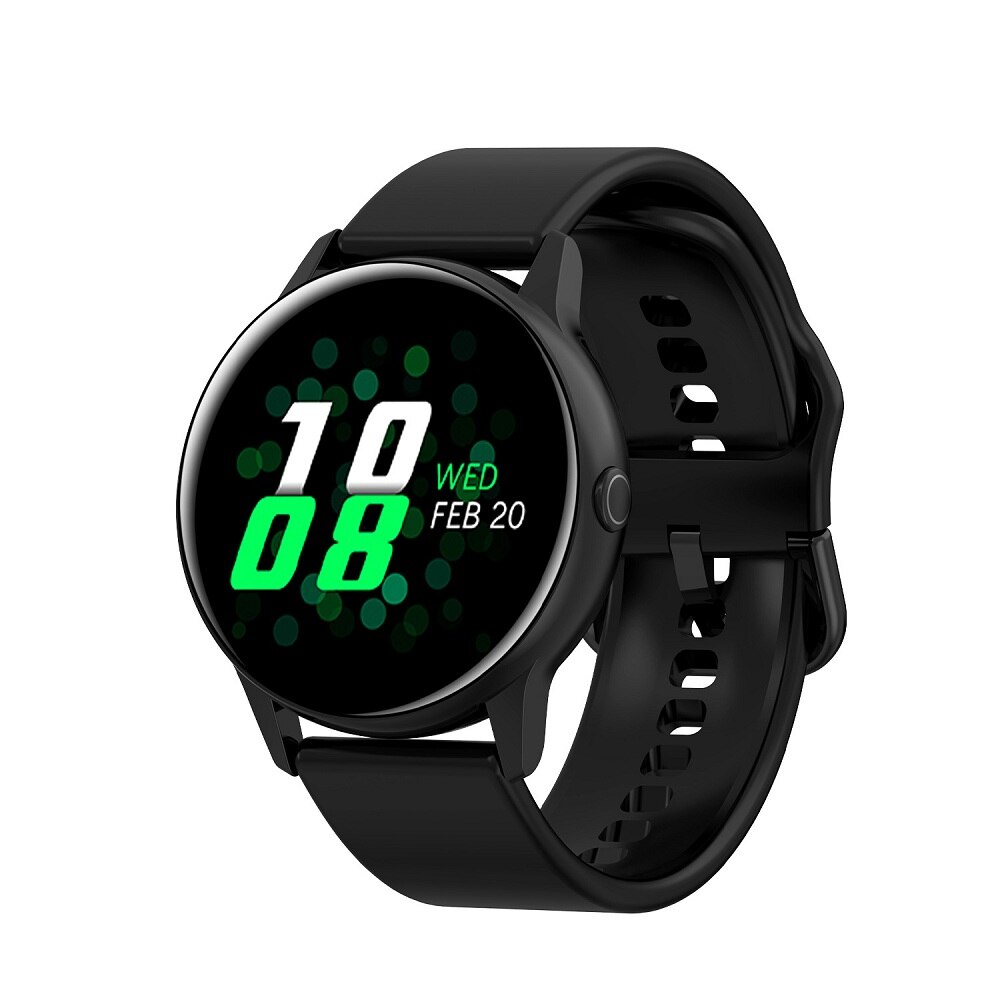 Rosa smart armbånd kvinner vanntett smart klokke rosa av  p70 p68 dt88 b57 y9 p80 smartwatch pulsmåler fitness tracker: Silikon svart