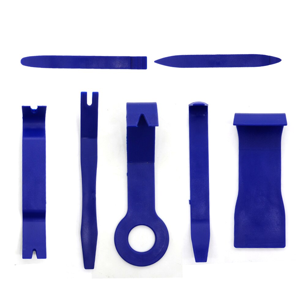 ATDIAG Car radio door clip panel pry kit trim strip dash audio removal installation plastic removal tool kit retrofit kit: 7pcs