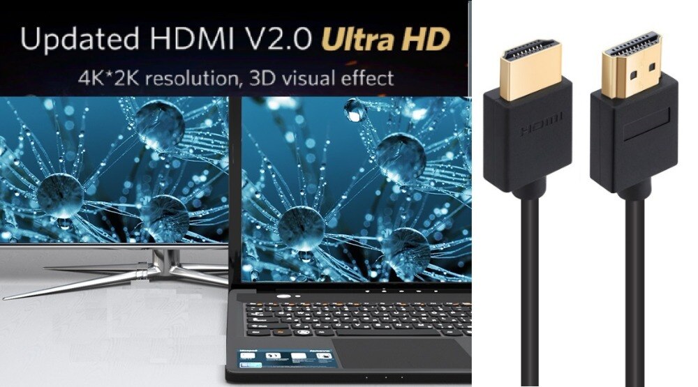 KABEL HDMI 2ft 3ft 1 m 1.5 m 2 m 3 m 5 m 3FT 6FT Hoge Speed 18 Gbps Ethernet HDMI Cable1.4 Versie 1080 P 3D voor HDTV XBOX computer