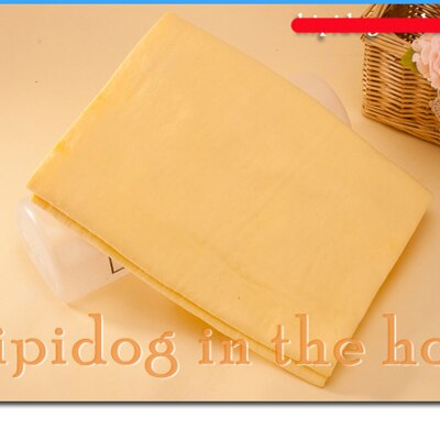 Hond Veeg Huisdier Towls Hertenleer Absorberende Handdoek sneldrogende Trompet Imitatie Daim Super Absorberende Multifunctionele Huisdier Handdoek: YELLOW / M