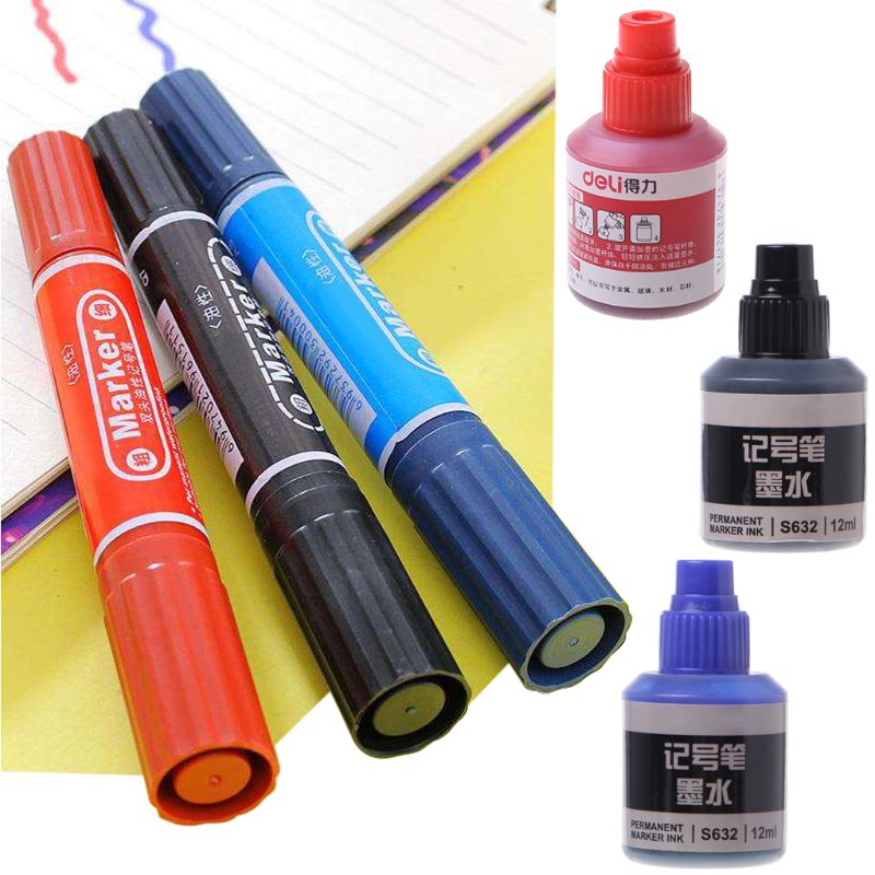 50ml permanent dry graffiti oil marking pen for marking pen to add ink, smooth and easy to use stationery