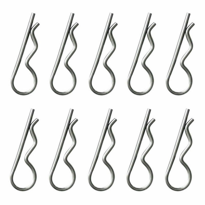 10PCS spring opening R-type car pin fixing clamp spring pin M1, M1.2, M1.6, M1.8, M2, M2.5, M3