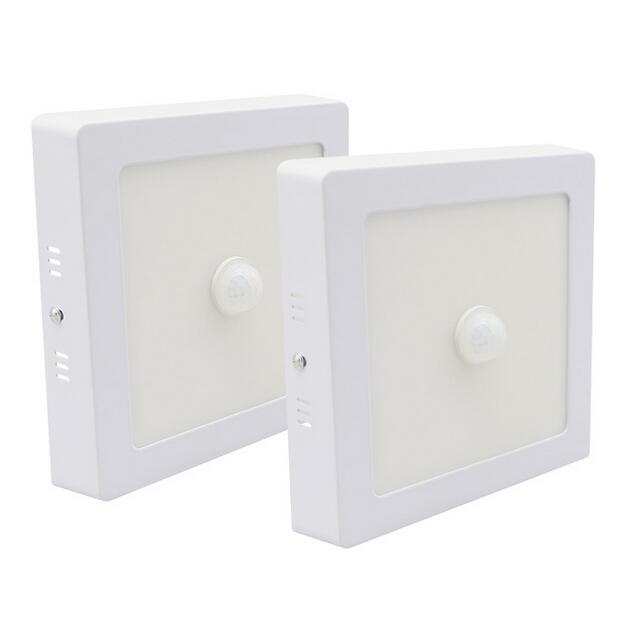 6W 12W 18W LED Panel Light Ceiling Lights Led sensor Downlight Infrared Detector Motion Switch Round Flush Mount Light