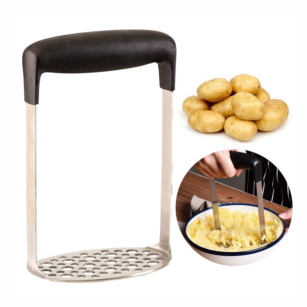 Potato Masher Stainless Steel Potato Masher Ricer For Mashed Potato Creamy Mashed Potato Vegetable And Fruit Press Crusher CD