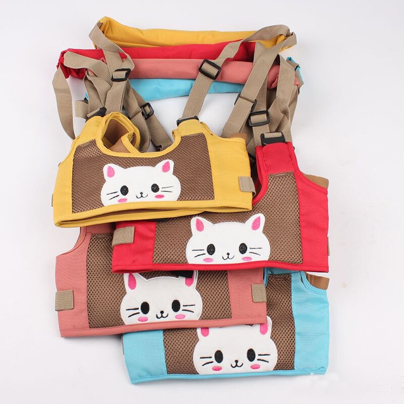 Toddler Baby Walking Harnesses Backpack Leashes For Little Children Kids Assistant Learning Safety Cartoons Harness Walker
