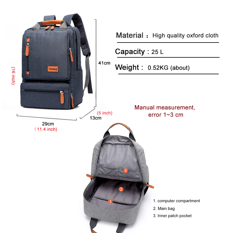 Männer Rucksack Casual Business Notebook Rucksack Licht 15,6-zoll Laptop Tasche Anti Diebstahl Rucksack Reise Rucksack Grau sac eine dos