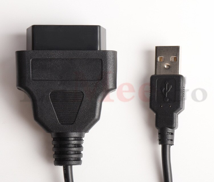 Car 16Pin OBD2 To USB Port Charger Adapter Cable Connector Diagnostic Tool Automobiles Cables Adapters &amp; Sockets