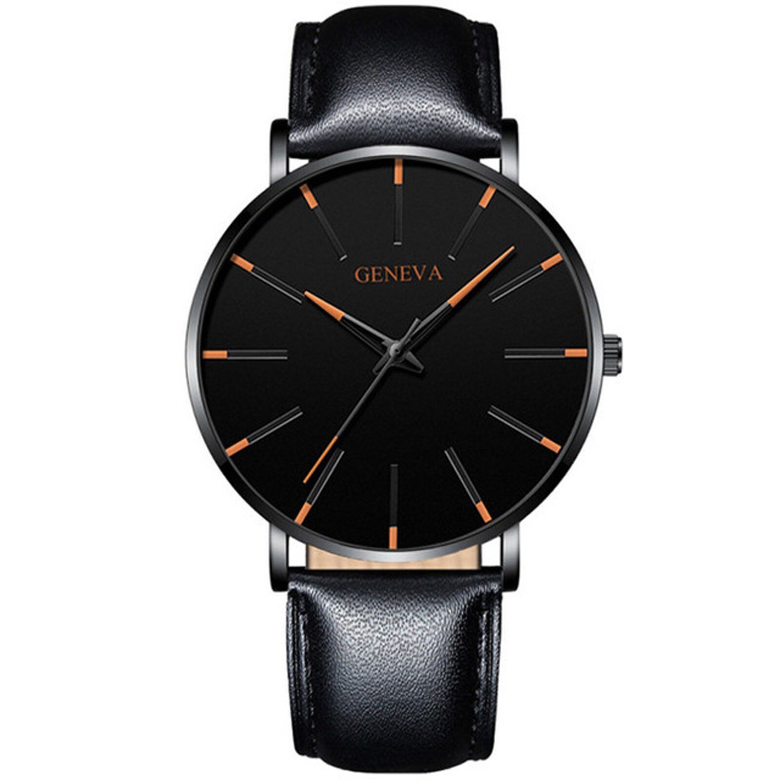Minimalist Men's Ultra Thin Watches Simple Men Business Stainless Steel Mesh Belt Quartz Watch Masculino: M