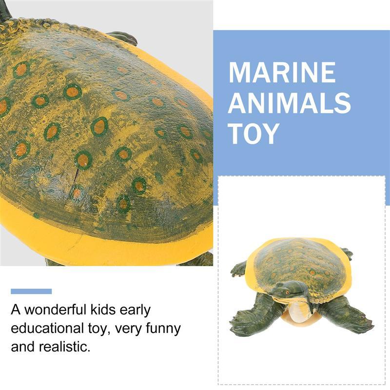 1pc Vivid Sea Turtle Model Kid Cognitive Toy Educational Soft-shelled Turtle Toy