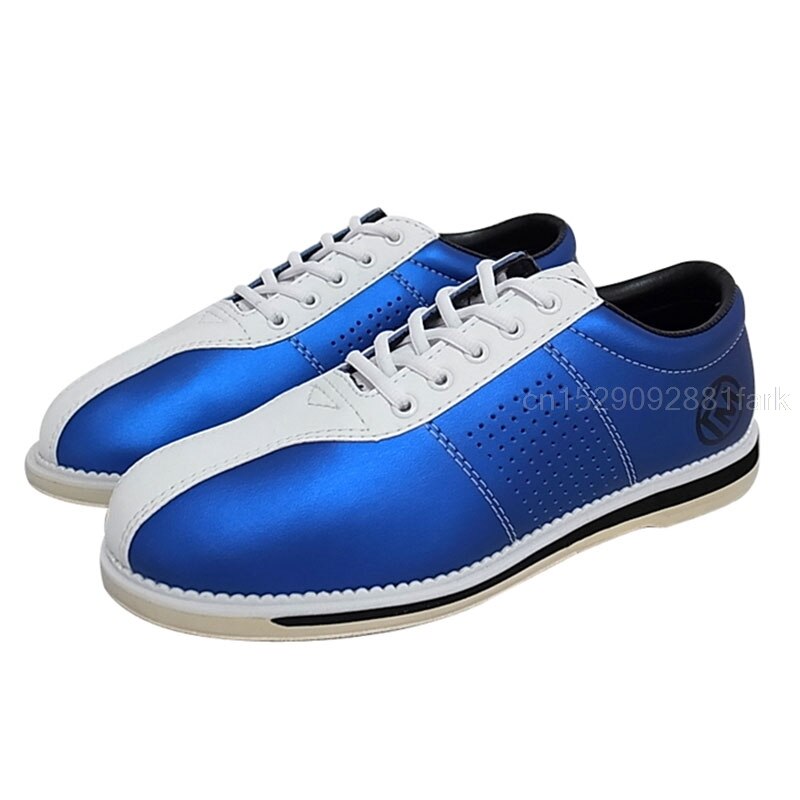 Mens Bowling Schoenen Met Skidproof Sole Professionele Sport Schoenen Vrouwen Leer Ademend Fitness Sneakers Grote Maat Eu 34-46