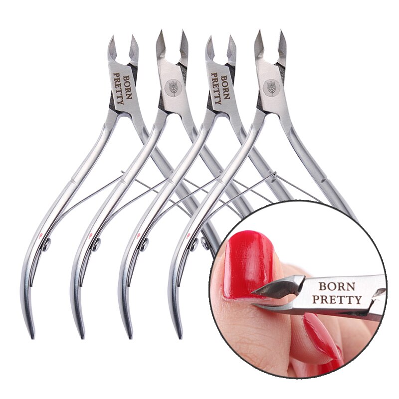 Geboren Pretty Nail Cuticle Nipper Clipper Schaar Tang Dode Huid Remover Pedicure Nail Art Tool