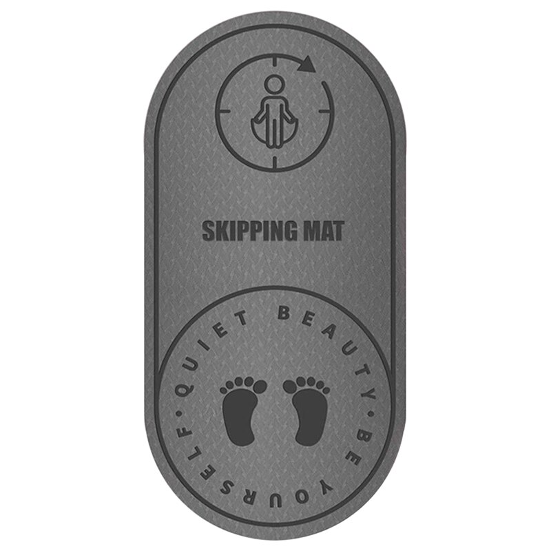 Seilspringmatte, ,8mm- lagig, geräuschdämpfend, geeignet für alle yoga- und pilates-übungen: Default Title