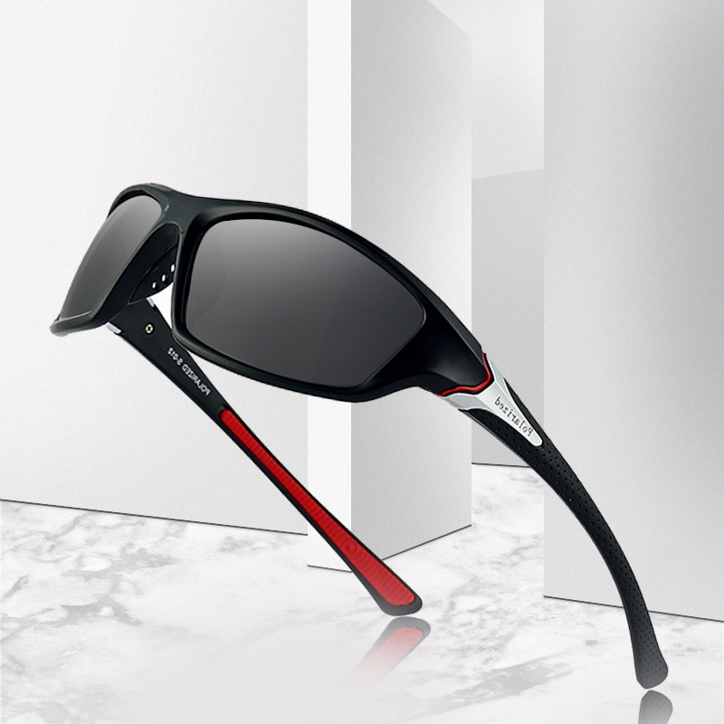Unisex 100% uv400 polariserede kørselssolbriller til mænd polariserede stilfulde solbriller mandlige beskyttelsesbriller