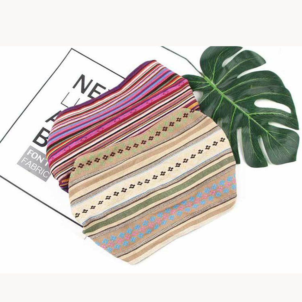 Stil pannband randig hårsjal bred huvudband turban tyg bomull trend elastiska hårband för kvinnor flickor