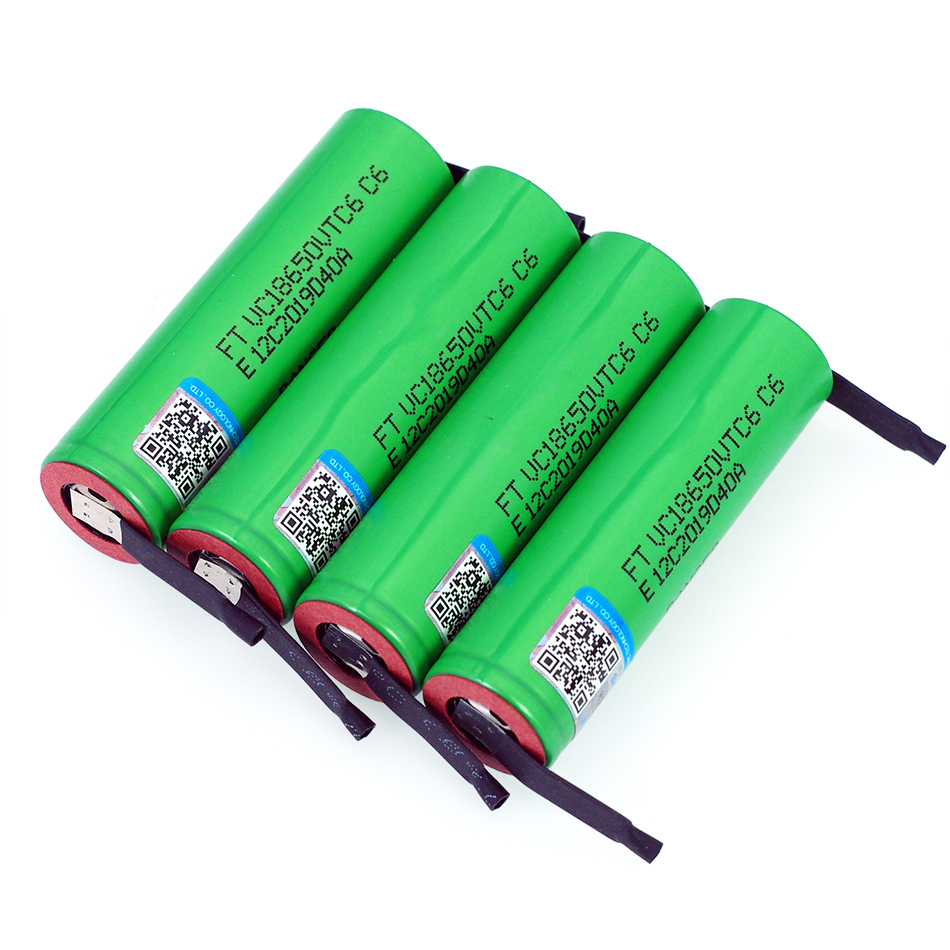 VariCore VTC6 3.7 V 3000 mAh akumulator litowo-jonowy 18650 VC18650VTC6 baterie + DIY nikiel