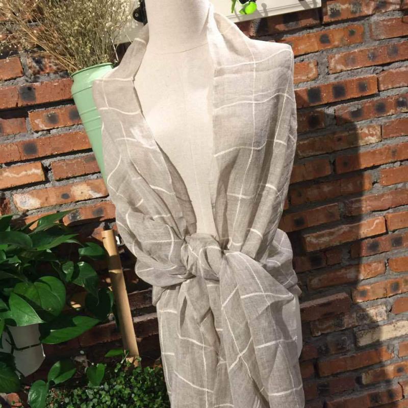 Unisex Stil frühling sommer herbst winter Schal Baumwolle Und Leinen Einfarbig lange frauen schals schal männer schal