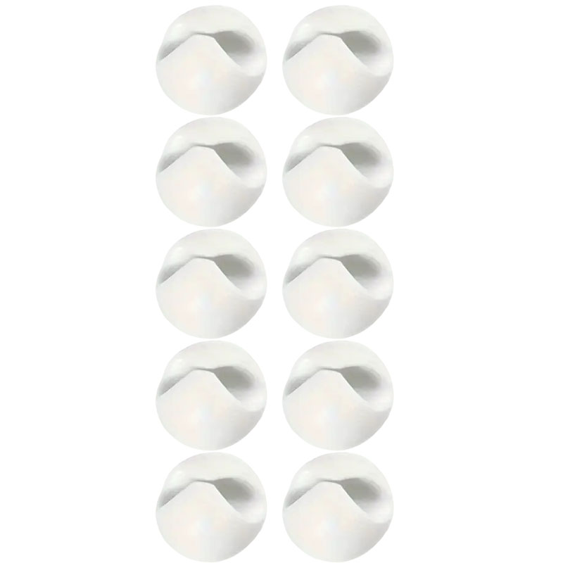 Clips para cables de pared de escritorio, gestión de cables, organizadores de cables autoadhesivos, abrazadera de soporte para Cables de auriculares de red USB, 5/20 piezas: Gris