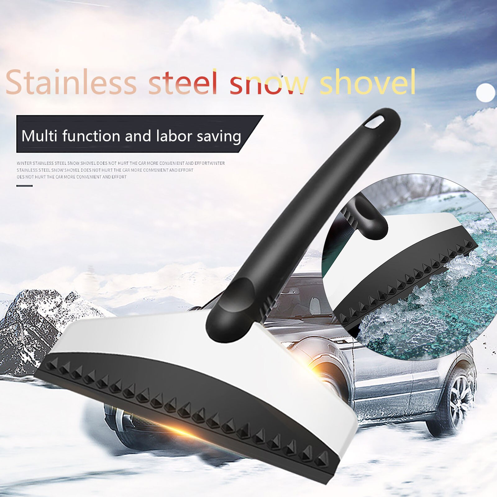 Car vehicle Snow Ice Scraper SnoBroom Snowbrush Shovel Removal Brush Winter Car Accessories Dropshiping