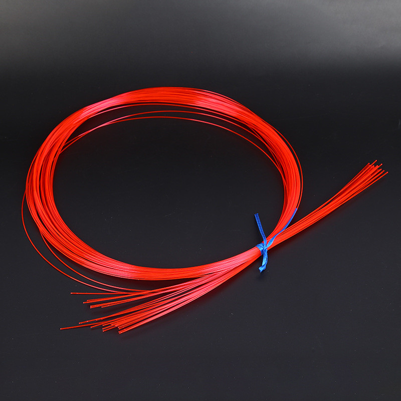 Mira de arco de fibra óptica de 50cm, accesorio de mira de arco compuesto de tirachinas, color rojo y verde, 0,5/2mm