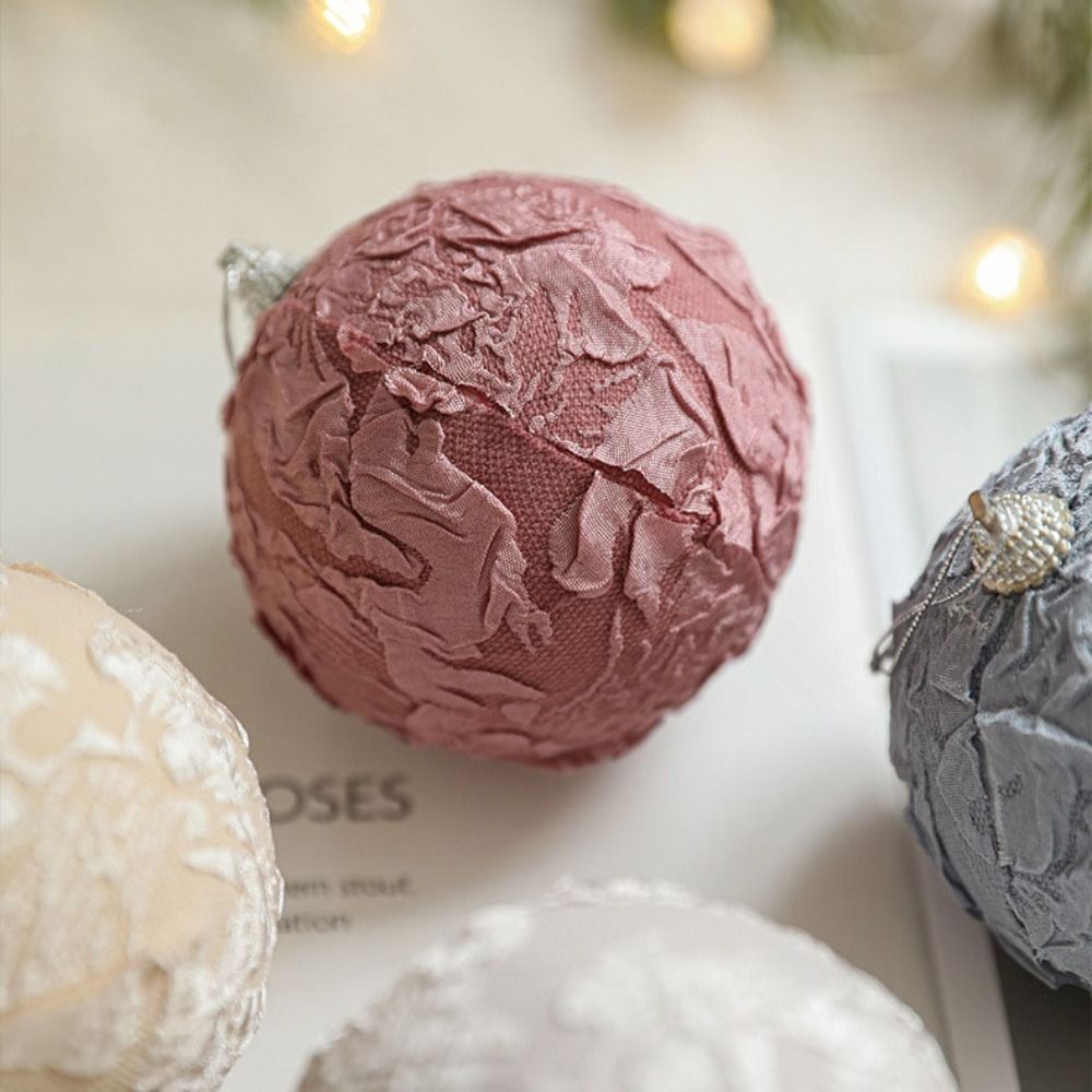 Merry Christmas 8CM Christmas Tree Decoration Ball Party Supplies Hanging Christmas Pendant Navidad Xmas Ornaments Year