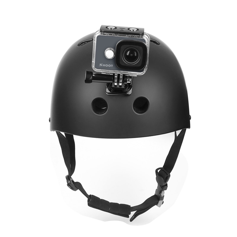 SCHIEßEN Aktion Kamera Zubehör einstellen Für GoPro Held 8 7 5 4 Xiaomi Yi 4K SJCAM SJ4000 H9 Brust riemen Basis Halterung gehen Profi Helm Bausatz