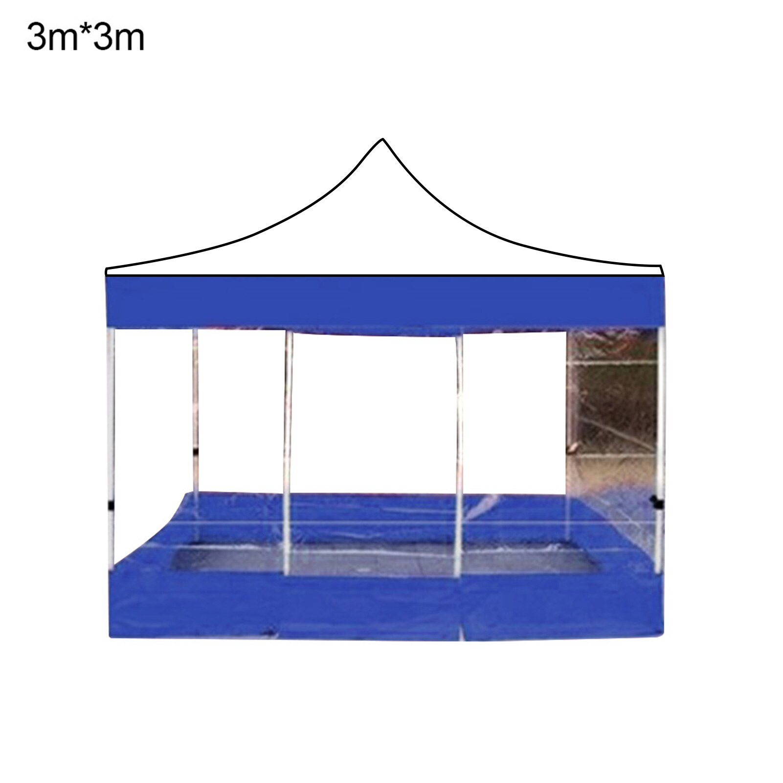 Folding Tent Cloth Outdoor Sun Protection Four Corner Shelter Cove Beach Tent Shed Waterproof Oxford Cloth Tent Accessories: E