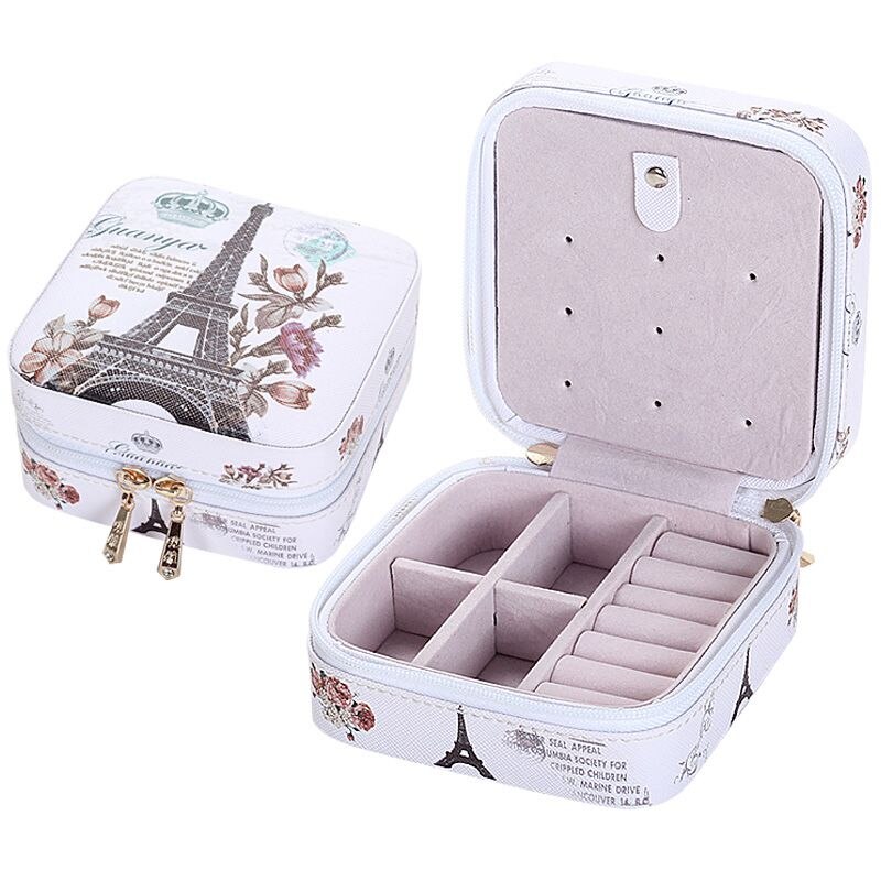BY8969 Packaging Display Caso Di Immagazzinaggio Organizzatore Portatile Contenitore di Monili Organizzatore ganci Dei Monili Anello Orecchino Scatole di Casa: 998 tieta
