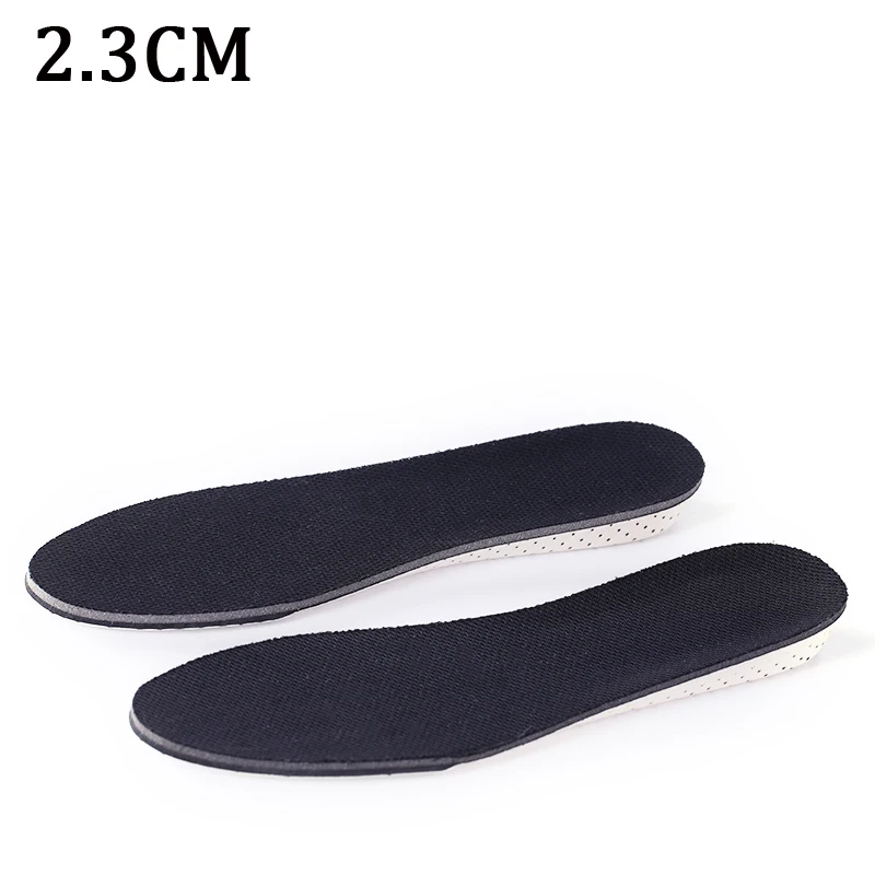 EVA Schokabsorberende Schoenzool Verhogende Inlegzolen Memory Foam Hoogteverhogende Inlegzolen Stabiele Verhogende Onzichtbare Schoenpads voor Unisex: zwart