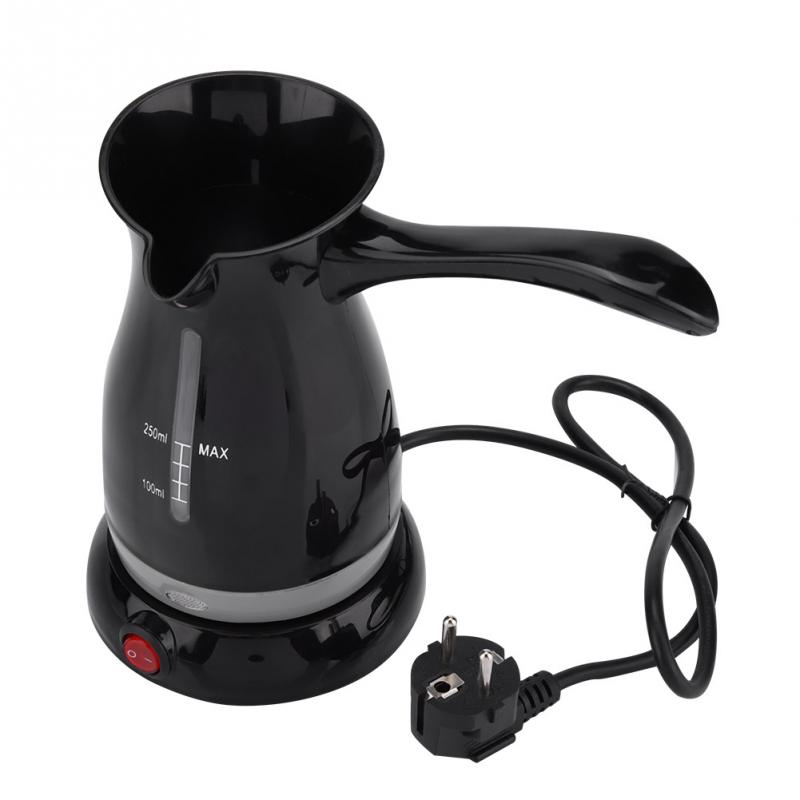 220-240v 250ml Stainless Steel Coffee Pot Anti-overflow Moka Mocha Coffee Maker Tools Electrical Water Kettle Teapot