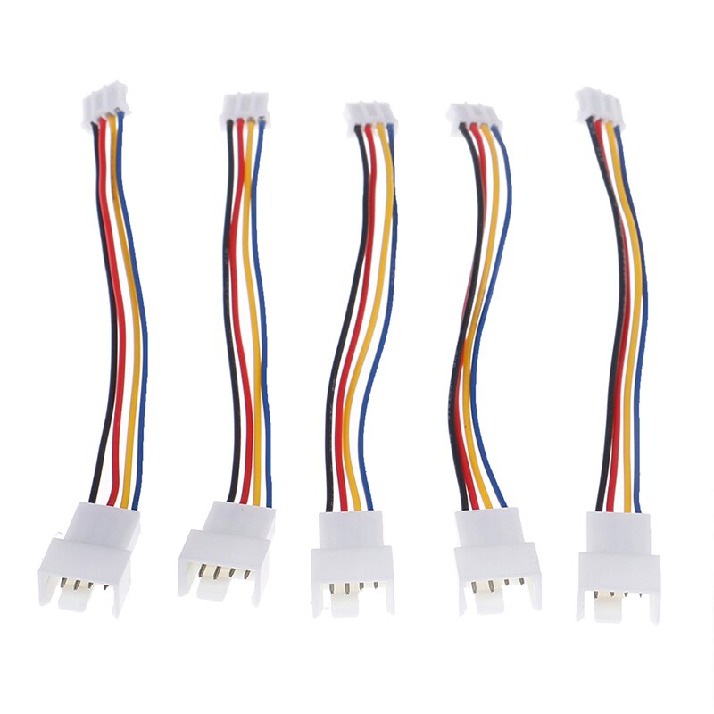 2Pcs Universal Small 4 Pin To 3pin 4pin Fan PWM Connector Extension Cables