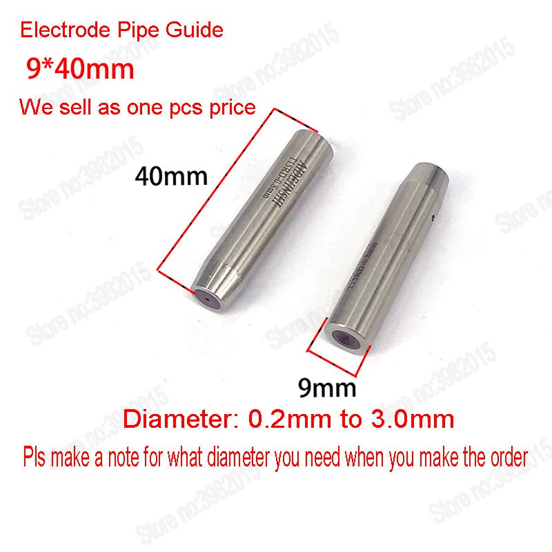 Ceramic Drill Electrode Pipe Guide 9*40mm Length Diameter 0.30mm to 3.0mm for WEDM Jinma Drilling Machine