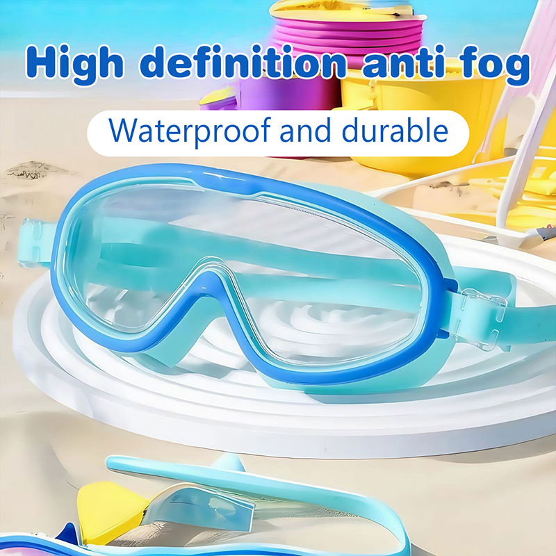 Populære online vandtætte og antidug dykkerbriller med stort stel, svømmebriller til voksne