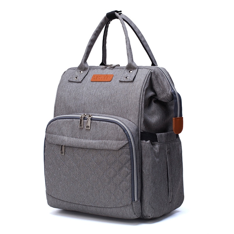 Lequeen – sac à couches pour bébé, sac à dos à bandoulière, multifonctionnel, grande capacité, étanche, rangement d'objets