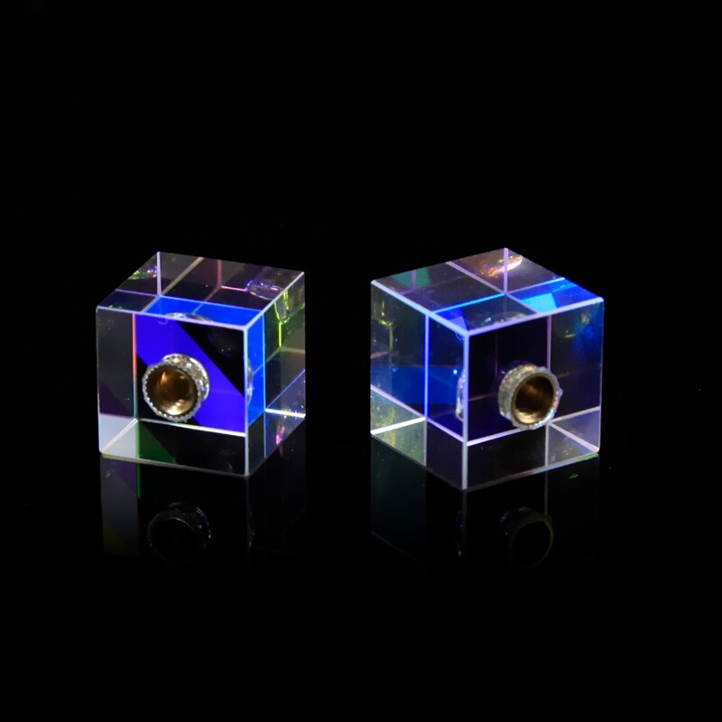 25*25*25mm/0.98*0.98*0.98in Cubic Science Cube Optical Prisma Photography with Hexahedral Prism Home Decoration Prism Glass