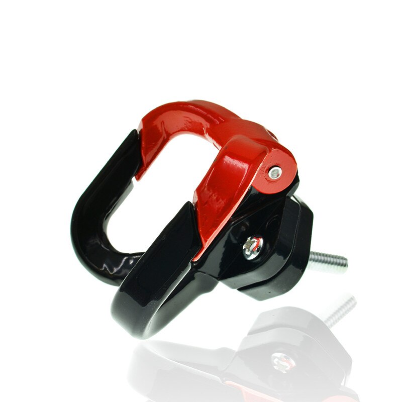 Gancho multifuncional para xiaomi m365, recém-chegado sacos de scooter elétrico cabide de garra dupla garrafa acessórios de transporte: Red
