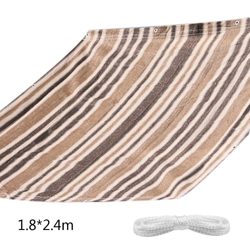 6 Pin Rectangle Window Solar Sunshade Net UV Resistant Shade Heat Insulation Net Sun Room Curtain Shade Sails for Window Patio: 4