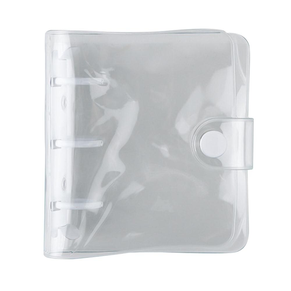 Loose Leaf Transparent Ring Binder Cover Binder Case Binder Loose Leaf Bag Light Weight Study Protect School Economic