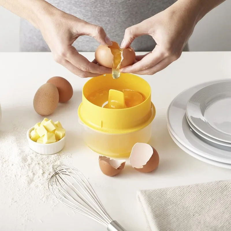 Egg Yolk Separator And Egg Separator Baking Tools Large Capacity Kitchen Accessories Clear Kitchen Gadgets