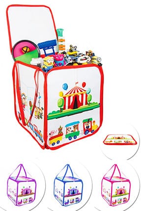 MAKE YOUR LIFE EASIER Large Volume Toy Basket with Lid Ty00233