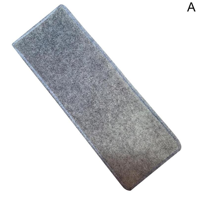 vidaXL Trapmatten zelfklevend 15 stuks 65x21x4 cm lichtgrijs met rechthoekige rand