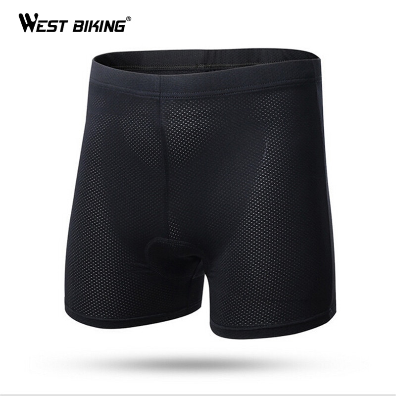 West Fietsen Gel Mannen Fietsbroek Ademende 3D Gewatteerde Riding Sport Onder Slips Fiets Ondergoed Fitness Shorts S ~ 3XL